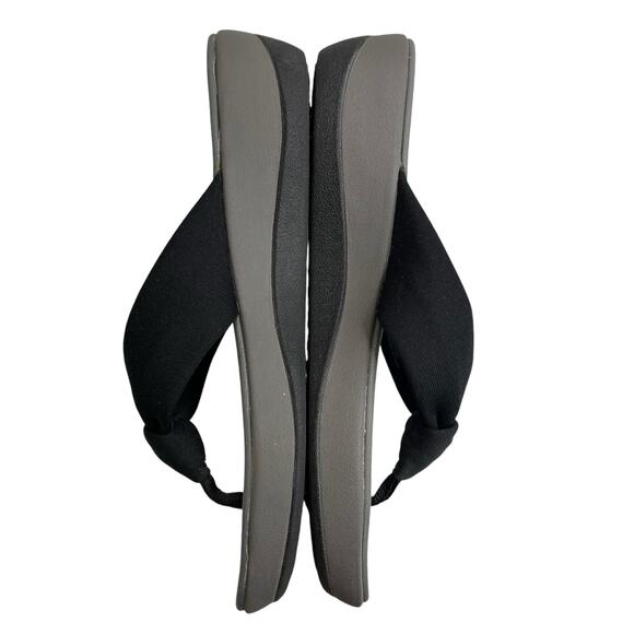 CLARKS Cloudsteppers Cushion Soft Womens Sandals Size 9 Gray Black - Picture 3 of 8
